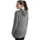 Icebreaker Women's Merino Quantum III Long Sleeve Zip Hoodie - Metro Heather/Black