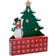 Kurt Adler Wooden Snowman with Christmas Tree Advent Calendar