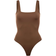 Good American Scuba Modern Tank Bodysuit - Light Mocha