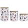 Dkd Home Decor Nature Kitchen Container 3pcs