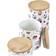 Dkd Home Decor Nature Kitchen Container 3pcs