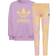 Adidas Girl's Graphic Logo Crew Set - Bliss Lilac (HK2945)