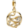 Pandora ME Pavé Snake Medallion - Gold/Transparent