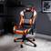 X Rocker Agility Sport Gaming Chair - Black/Orange