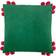 Hoola Cushion MultiColoured Complete Decoration Pillows Red, Green (45x45cm)