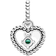 Pandora May Birthstone Heart Dangle Charm - Silver/Green