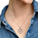 Pandora Signature Pavé & Beads Pendant & Necklace - Silver/Transparent