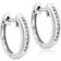 Carissima Huggy Earrings - White Gold/Diamonds