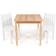 Humble Crew Kids Wood Table & 2 Chairs Set