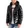 Guess Men's Holographic Hooded Puffer Jacket - Black