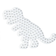 Hama Beads Midi Pearl Plate Dinosaur 381422