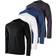 Dry-Fit Moisture Wicking Performance Long Sleeve T-shirt 4-Pack