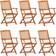 vidaXL 3086970 Patio Dining Set, 1 Table incl. 6 Chairs