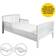 Kinder Valley Sydney Toddler Bed with Spring Mattress 29.9x55.1"