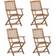 vidaXL 313602 4-pack Garden Dining Chair