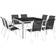 vidaXL 3073469 Patio Dining Set, 1 Table incl. 8 Chairs