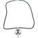 Xenox X1569 Pendant - Silver/Transparent