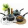 URBN-CHEF Forgecross Cookware Set with lid 3 Parts