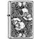 Zippo Windproof Lighter Skull Roses Design