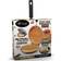 Gotham Steel Double Flip Non-Stick Ti-Ceramic with lid 17.8 cm