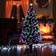 Homcom Pre-Lit Fibre Optic Artificial Christmas Tree 150cm