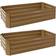 Sunnydaze Raised Bed 2-pack 61x121.9x29.8cm