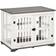 Pawhut Wooden Dog Crate Pet Kennel