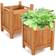 Geezy Window Box Planting Raise Bed 2-pack