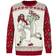 Ugly Christmas Sweater Jesus Riding Reindeer Christmas Jumper - Multicolour