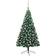 vidaXL LEDs&Ball Set Christmas Tree 180cm