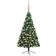 vidaXL LEDs&Ball Set Christmas Tree 180cm