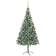 vidaXL LEDs&Ball Set Pinecones Christmas Tree 210cm