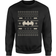 DC Comics Batman Christmas Bat Knit Christmas Sweater - Black