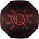 Konix Naruto Logo Floor Mat - Black/Red