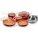 Gotham Steel Non-Stick Ti-Ceramic Cookware Set with lid 10 Parts