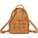 MCM Stark Bebe Boo Side Studs Backpack - Cognac