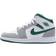 Nike Air Jordan 1 Mid SE GS - White/Pine Green /Smoke Grey