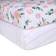 Burt's Bees Baby Beesnug Fitted Crib Sheet 2-pack Autumn Bloom & Stripe 28x52"