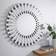 Starburst Small Silver Wall Mirror 60cm