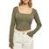 Urban Classics Ladies Short Rib Corsage Long Sleeve