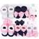 Hudson Baby Girl's Headband & Socks Giftset - Navy White