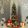 Homcom Slim Artifical Green Christmas Tree 150cm