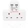 Benross 45600 2-Way Wall Adapter with Dual USB