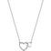 Hot Diamonds Togetherness Open Heart Pendant Necklace - Silver/Diamonds