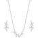 Jon Richard Vine Jewellery Set - Silver/Pearls/Transparent