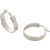 Monica Vinader Siren Muse Wave Hoop Earrings - Silver