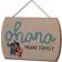 Open Road Brands Ohana Means Family Wall Decor 24.1x14.6cm