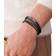 Fossil Vintage Casual Steel Multi-Strand Bracelet - Black/Silver