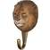 Wildlife Garden Hand-Carved Coat Hook 4.7cm