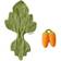 Oli & Carol Cathy The Carrot Mini Doudou Teether